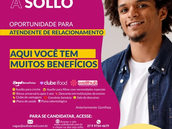 Vaga de Emprego – Atendente de Relacionamento