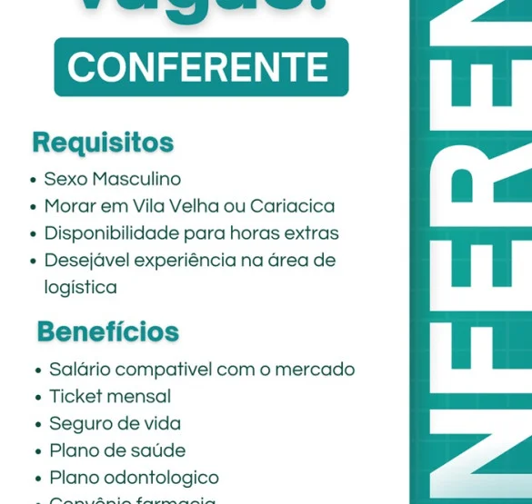 Oceane abre vaga para Conferente