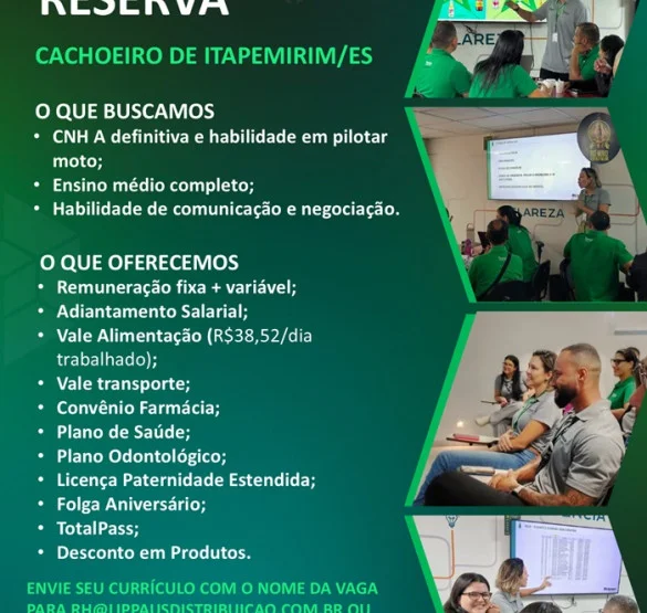 Lippaus contrata Vendedor Reserva