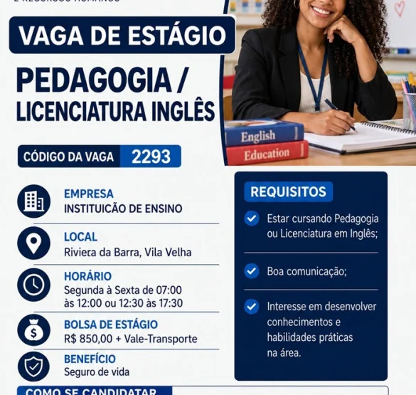 AGAS DE ESTÁGIO – PEDAGOGIA | LICENCIATURA INGLÊS