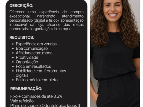 Carmen Steffens contrata Consultora de Vendas