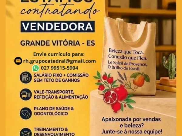 Vaga para Vendedora - L'Occitane - Grande Vitória