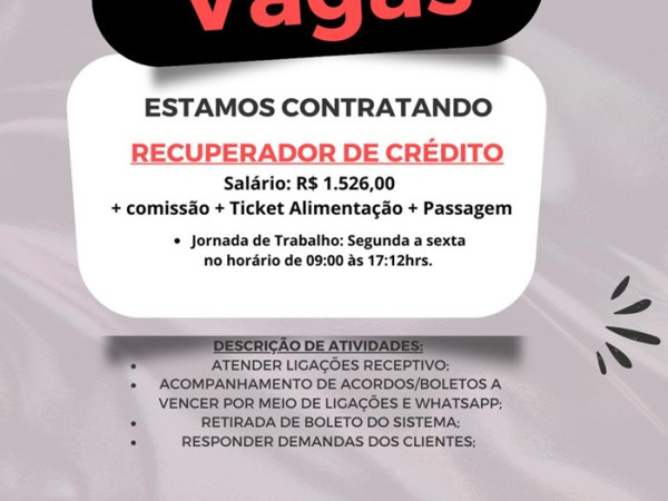 RECUPERADOR DE CRÉDITO