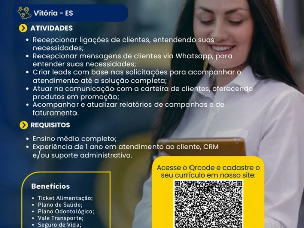 PME Máquinas contrata Assistente de CRM