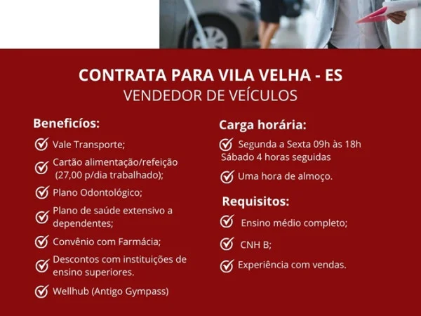 FIAT PODIUM CONTRATA VENDEDOR DE VEÍCULOS