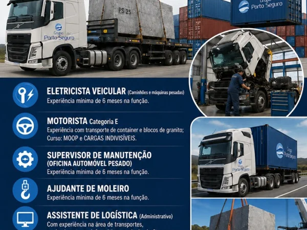 GRUPO PORTO SEGURO ABRE VAGAS DE EMPREGO