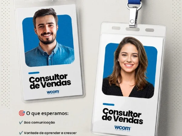WCOM INFORMÁTICA CONTRATA CONSULTOR DE VENDAS