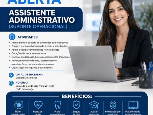 ASSISTENTE ADMINISTRATIVO (SUPORTE OPERACIONAL)