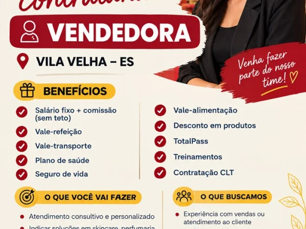 Vendedora | L’Occitane | Vila Velha (ES)