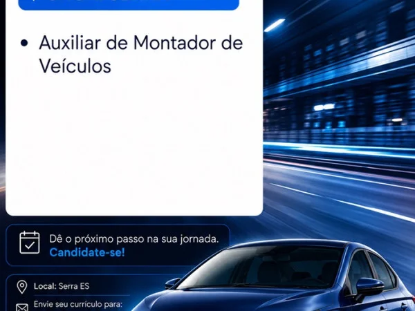 Honda Shori contrata Auxiliar de Montador de Veículos