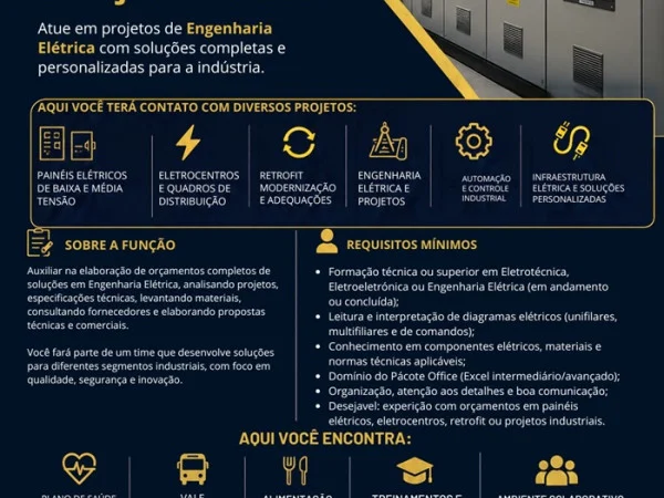 MECATEL CONTRATA AUXILIAR ORÇAMENTISTA