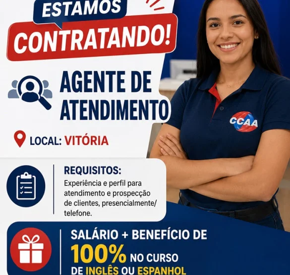 CCAA CONTRATA AGENTE DE ATENDIMENTO