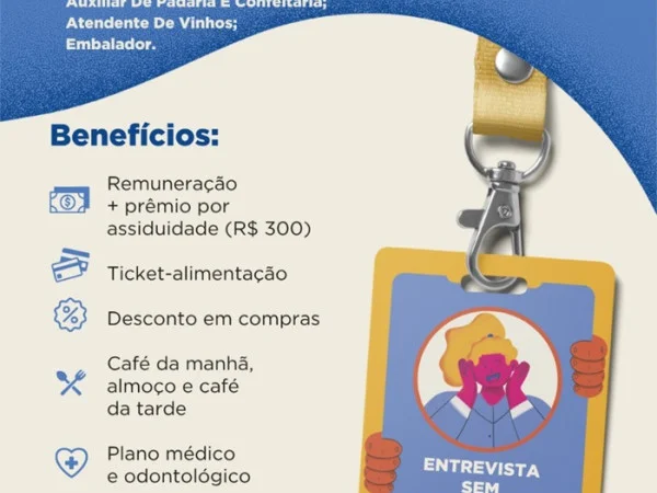 VAGAS PARA O EXTRAPLUS - HORTOMERCADO