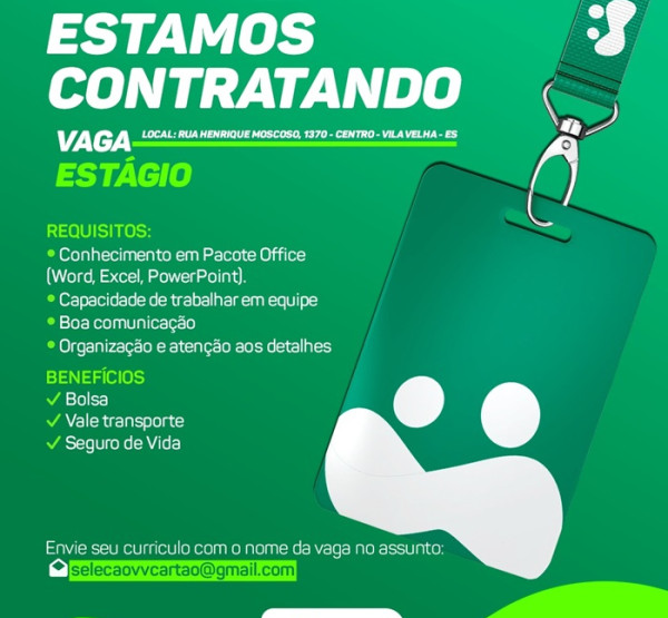 VAGA DE ESTÁGIO