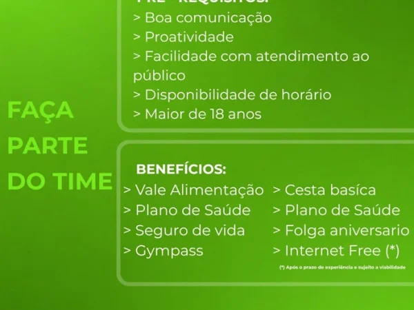 Grupo Conect Já contrata Vendedor(a) Externo