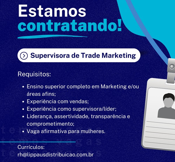 Supervisora de Trade Marketing