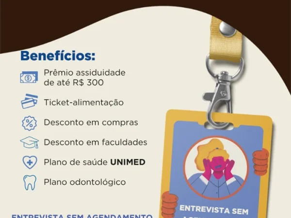 Vaga de Auxiliar de Serviços Gerais para o Horto Mercado em Vitória-ES