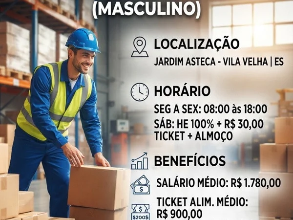 AUXILIAR DE CARGA E DESCARGA (MASCULINO)