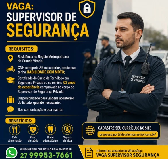 SUPERVISOR DE SEGURANÇA