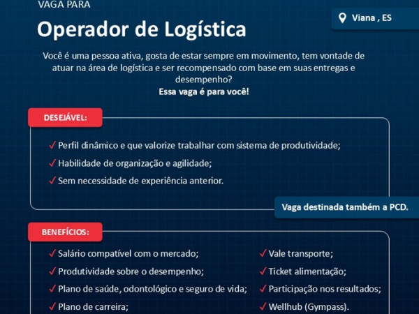 Arka Distribuidora contrata Operador de Logística