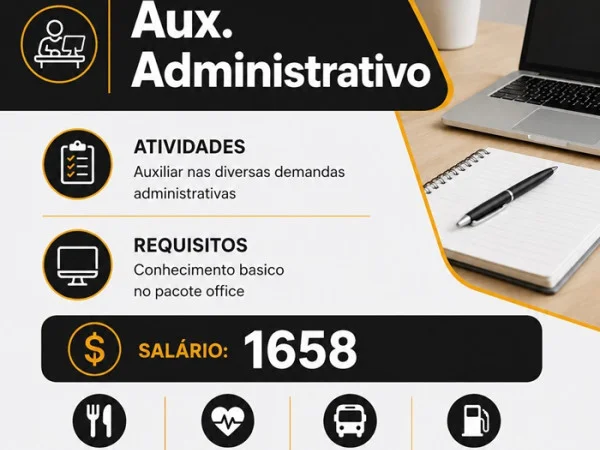 ACD Cosméticos contrata Auxiliar Administrativo 