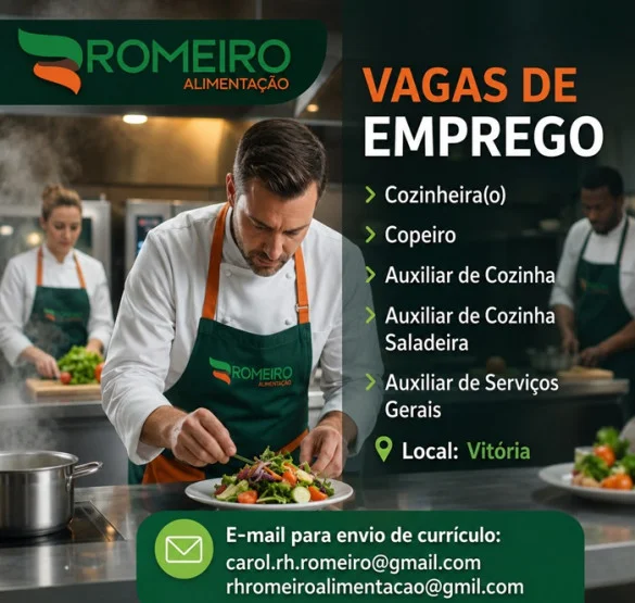 Romeiro Alimentação abre diversas vagas de Emprego