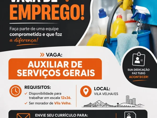 AUXILIAR DE SERVIÇOS GERAIS