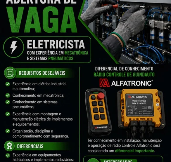 TanquesSA contrata Eletricista