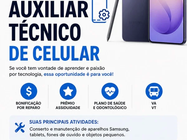 AUXILIAR TÉCNICO DE CELULAR | Samsung Smart Center