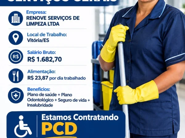 AUXILIAR DE SERVIÇOS GERAIS | Vitória/ES