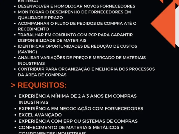 GRUPO MUSSO CONTRATA COMPRADOR PLENO
