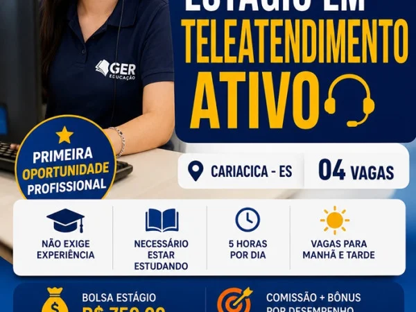 ESTÁGIO EM TELEATENDIMENTO ATIVO
