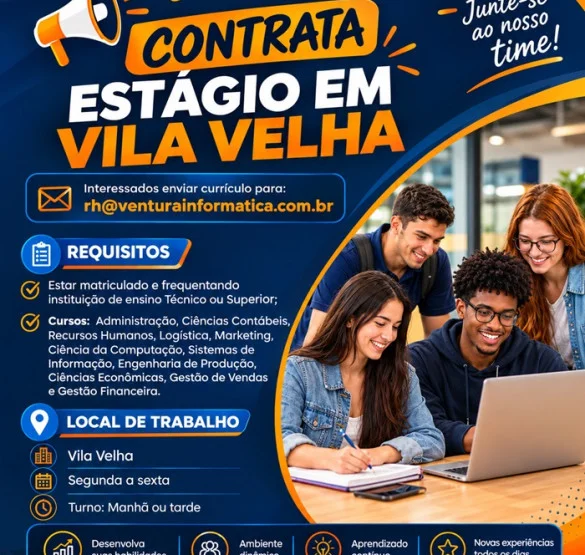 Vaga de Estágio em Vila Velha