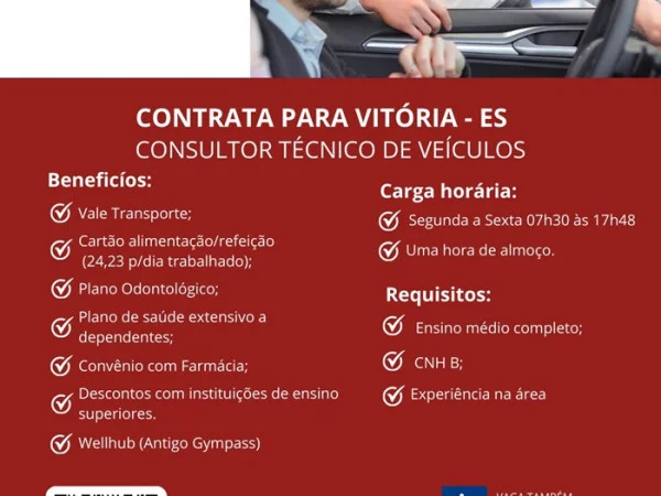 GRUPO PODIUM CONTRATA CONSULTOR TÉCNICO (VITÓRIA)
