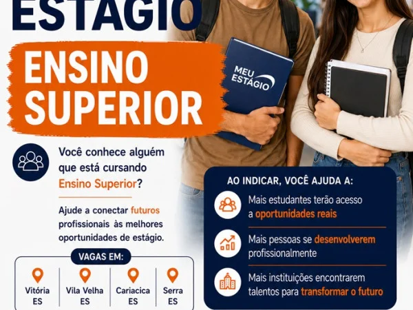 VAGAS DE ESTÁGIO – ENSINO SUPERIOR