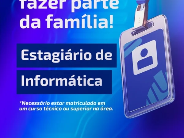 WCOM CONTRATA ESTAGIÁRIO DE INFORMÁTICA
