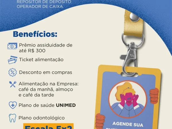 Vagas para o EXTRABOM de PORTO CANOA