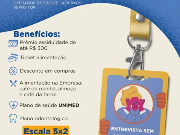 Vagas para o EXTRABOM JARDIM CAMBURI | Vagas inclusivas para PCD e 50+