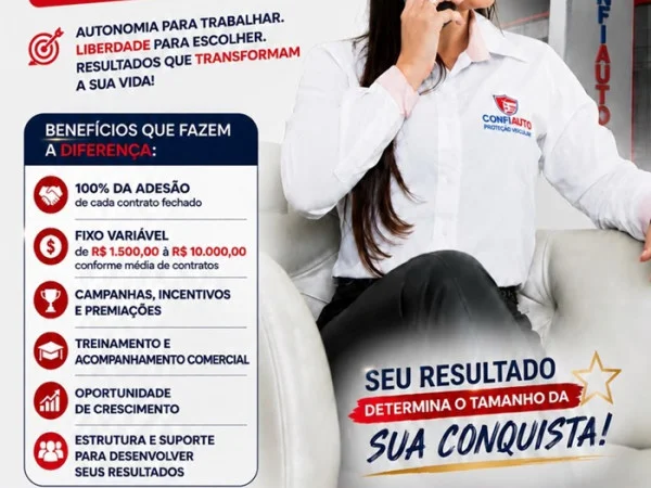 Vaga para Consultor(a) de Vendas Externas
