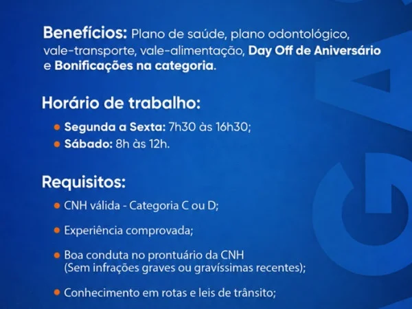 Vimercati contrata Motorista Categoria C/D